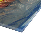 Octopus Tako た こ Tsukiji Fish Market, Tokio, Japan Schneidebrett (Ecke)