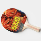 Octopus Tako た こ Tsukiji Fish Market, Tokio, Japan Tischtennis Schläger (Seitenansicht)