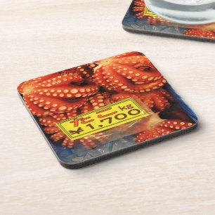 Octopus Tako た こ Tsukiji Fish Market, Tokio, Japan Untersetzer