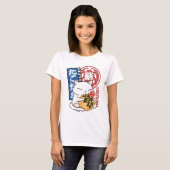 Octopus Takoyaki Cat T-Shirt (Vorne ganz)