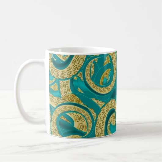 Octopus-Tasse Kaffeetasse (Links)