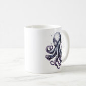 Octopus-Tasse Kaffeetasse (VorderseiteRechts)