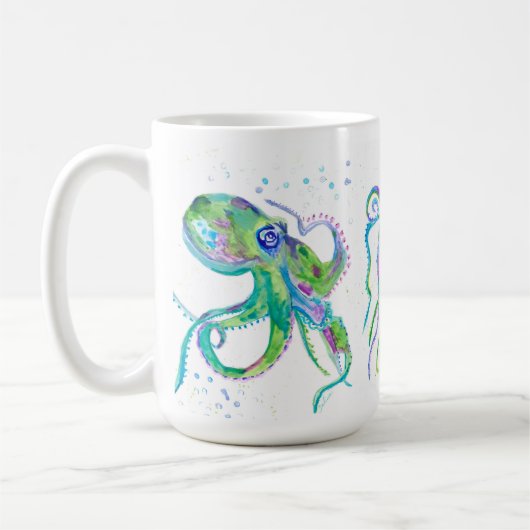 Octopus-Tasse Kaffeetasse (Links)