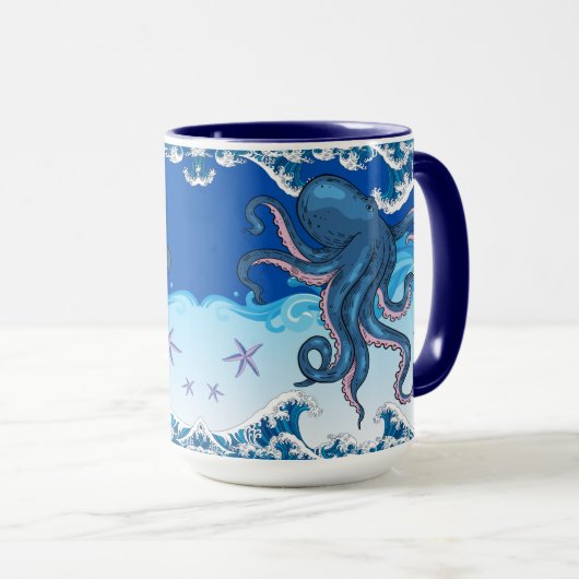 Octopus-Tasse Tasse (VorderseiteRechts)
