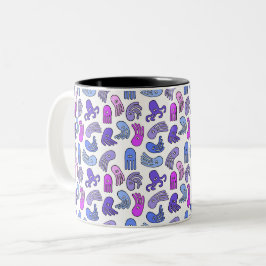 Octopus-Tasse Zweifarbige Tasse
