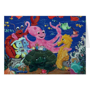 Octopus' Teaparty Card