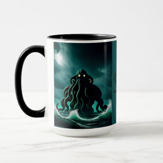 Octopus Tentacle Paranormales Monster Romanname Tasse (Links)
