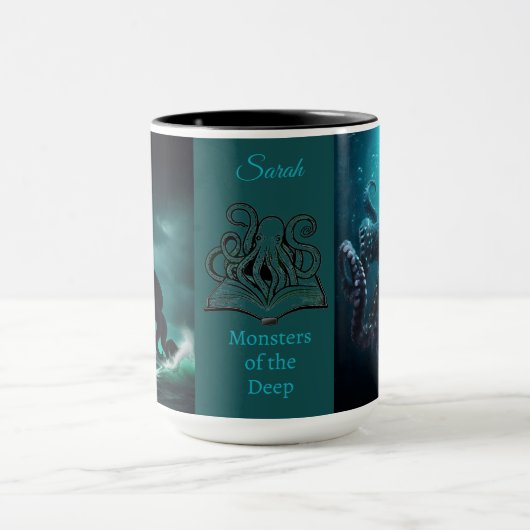 Octopus Tentacle Paranormales Monster Romanname Tasse (Zentrum)