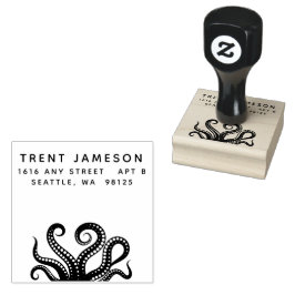 Octopus Tentacles Address   Gummistempel