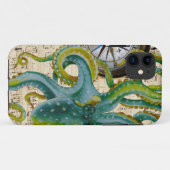 Octopus Tentacles Compass Music Case-Mate iPhone Hülle (Rückseite (Horizontal))