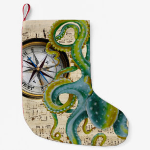 Octopus Tentacles Compass Music Kleiner Weihnachtsstrumpf