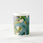 Octopus Tentacles Compass Music Porzellantasse (Vorderseite)