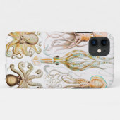 Octopus-Tintenfisch, Gamochonia, von Ernst Haeckel Case-Mate iPhone Hülle (Rückseite (Horizontal))