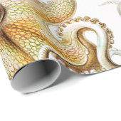 Octopus-Tintenfisch, Gamochonia, von Ernst Haeckel Geschenkpapier (Rolleneckpunkt)