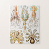 Octopus-Tintenfisch, Gamochonia, von Ernst Haeckel Puzzle (Vertikal)