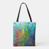 Octopus Tintenfischs Totbeutel Tasche (Rückseite)