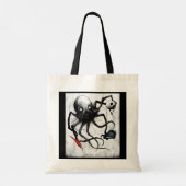 Octopus Tote Bag - Natural Tragetasche (Rückseite)