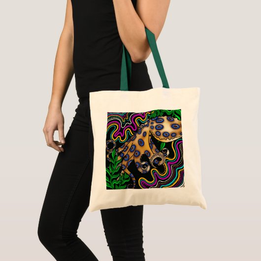 Octopus Tote Bag Tragetasche (Vorderseite (Produkt))