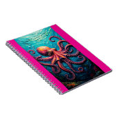 Octopus Underwater Painting Notizblock (Rechte Seite)