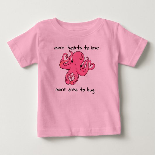 Octopus Valentinstag Shirt (Vorderseite)