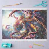 Octopus Vibranred Decoupage Tissue Paper Seidenpapier (Basteln)