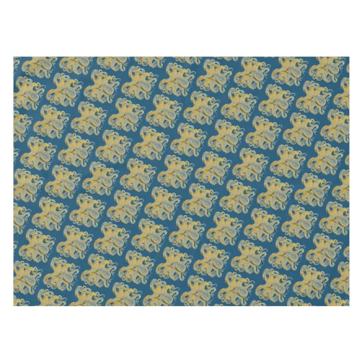 Octopus Vulgaris von Ernst Haeckel Tischdecke (Vorderseite (Horizontal))