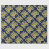 Octopus Vulgaris von Ernst Haeckel Wrapping Paper Geschenkpapier (Flach)