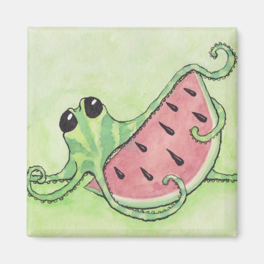 Octopus & Watermelon Magnet (Vorne)