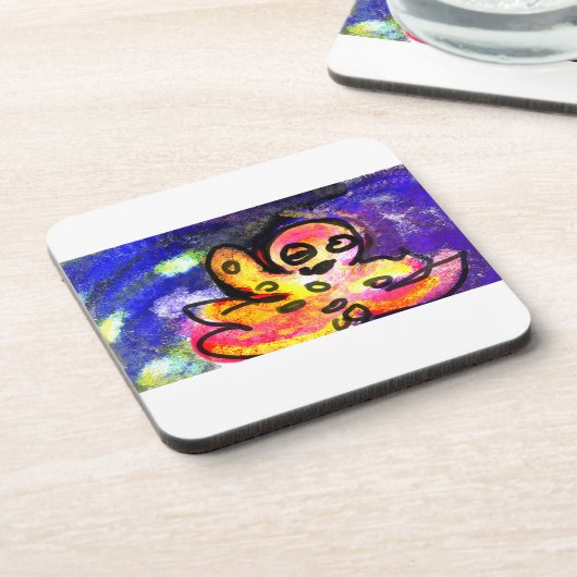 Octopus wave getränkeuntersetzer (Linke Seite)