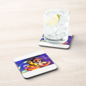 Octopus wave getränkeuntersetzer (Rechte Seite)