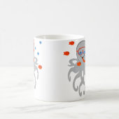 Octopus With Scuba Diving Snorkling Octopus For Kaffeetasse (Mittel)