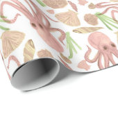 Octopus Wrapping Paper Geschenkpapier (Rolleneckpunkt)