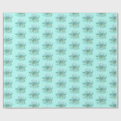 Octopus Wrapping Paper Geschenkpapier (Flach)
