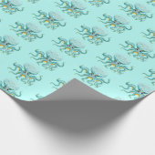 Octopus Wrapping Paper Geschenkpapier (Ecke)