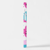 Octopusmuster, Niedlicher Kraken, Meer, Ihr Name iPhone Hülle (Linke Seite)