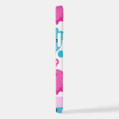 Octopusmuster, Niedlicher Kraken, Meer, Ihr Name iPhone Hülle (Rechte Seite)