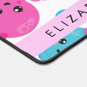 Octopusmuster, Niedlicher Kraken, Meer, Ihr Name Schreibtischunterlage (Ecke)