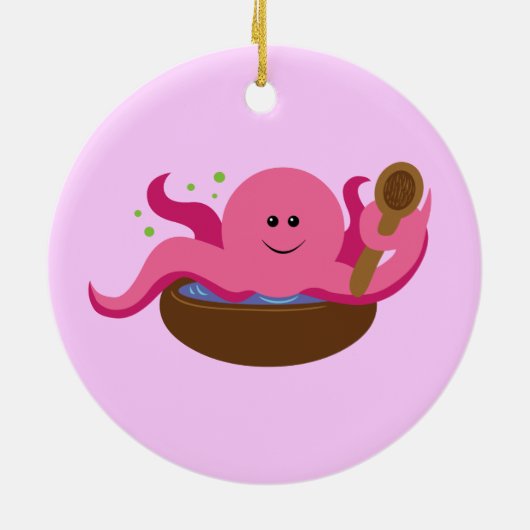 Octopussuppe Keramikornament (Hinten)