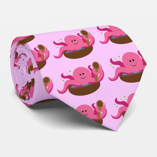 Octopussuppe Krawatte (Gerollt)