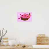 Octopussuppe Poster (Küche)