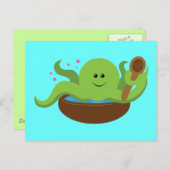 Octopussuppe Postkarte (Vorne/Hinten)