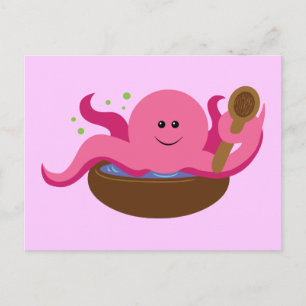 Octopussuppe Postkarte