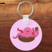 Octopussuppe Schlüsselanhänger (Vorderseite)