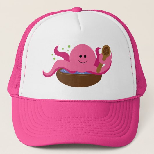 Octopussuppe Truckerkappe (Vorderseite)