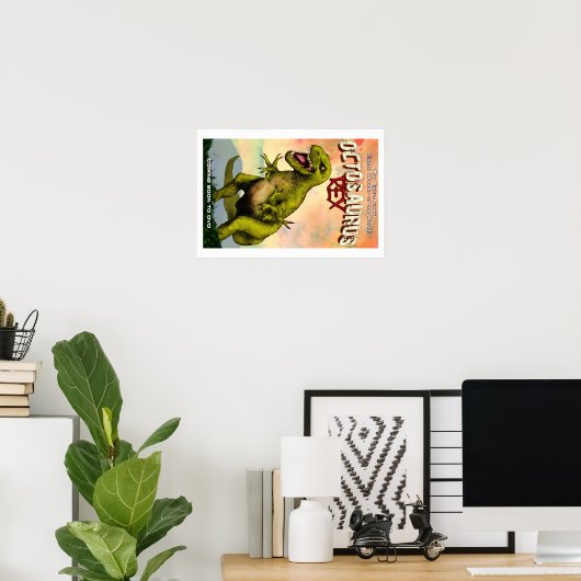 Octosaurus Rex 19" x 13" (Matte) Poster (Heimbüro)