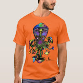 Octoshroom gefärbte Krawatte T-Shirt (Vorderseite)