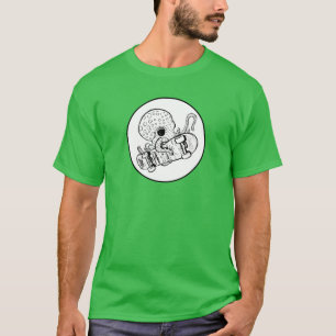 Octoskate 1 - Skateboarding Octopus  T-Shirt