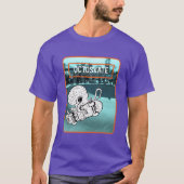 Octoskate 2 Skateboarding Octopus T-Shirt (Vorderseite)