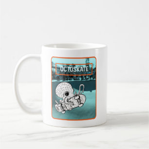 Octoskate Skateboarding Octopus Kaffeetasse
