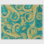 Octoupus Muster Wrapping Paper Geschenkpapier (Flach)